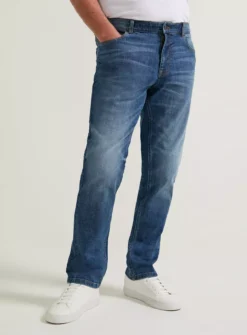UNION WORKS Mid Wash Denim Straight Leg Jeans 40S -UMBO Clothing Shop tuc143704793 Mid20Denim R Z002A