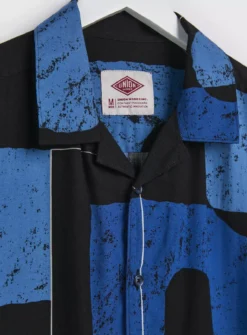 UNION WORKS Navy Abstract Printed Short Sleeve ShirtXXXL 10 UNION WORKS Navy Abstract Printed Short Sleeve ShirtXXXL -UMBO Clothing Shop tuc143707185 Navy R Z006A