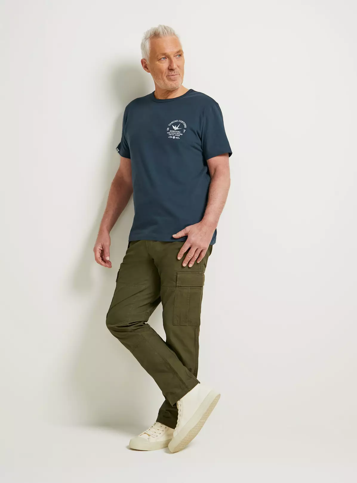 UNION WORKS Khaki Cargo Trousers40S 1 UNION WORKS Khaki Cargo Trousers40S