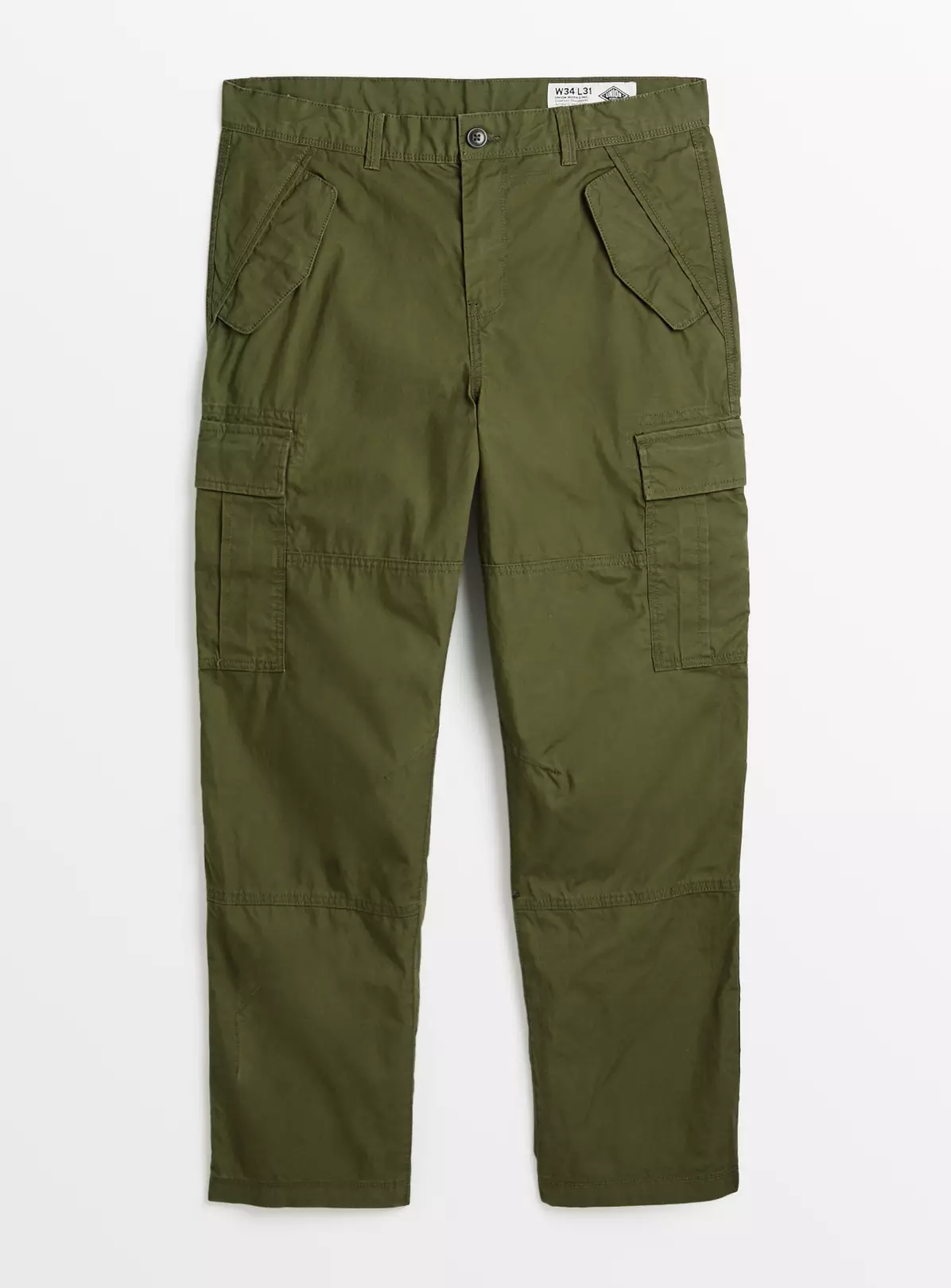 UNION WORKS Khaki Cargo Trousers40S 4 UNION WORKS Khaki Cargo Trousers40S - Image 4