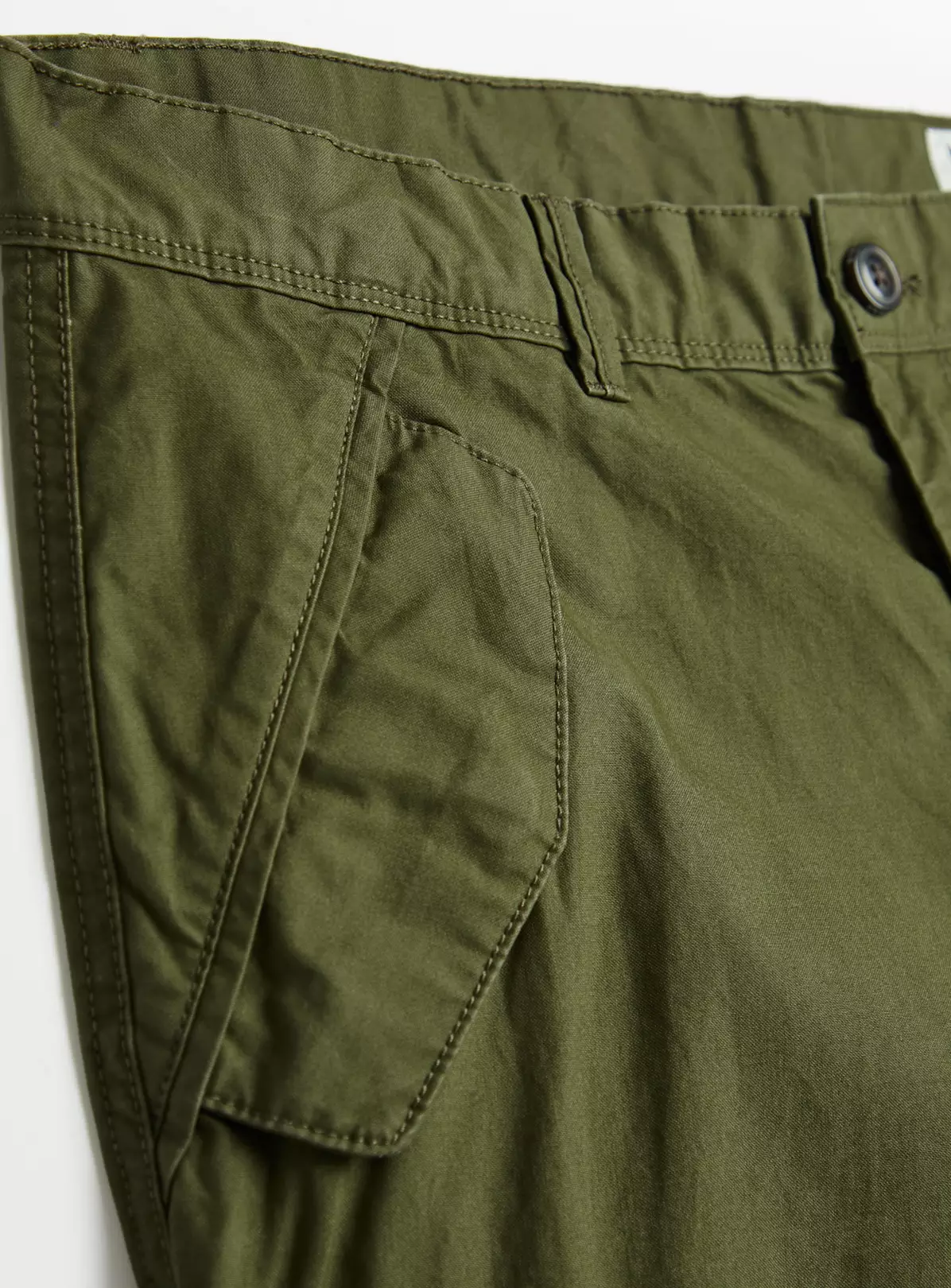 UNION WORKS Khaki Cargo Trousers40S 3 UNION WORKS Khaki Cargo Trousers40S - Image 3