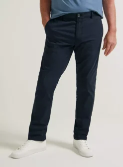 UNION WORKS Navy Straight Leg Chino Trousers38L -UMBO Clothing Shop tuc143728082 Navy R Z002A 1