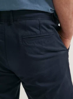 UNION WORKS Navy Straight Leg Chino Trousers40R