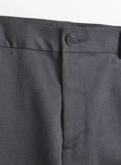 Navy Straight Leg Trousers With Belt 42R -UMBO Clothing Shop tuc143745667 Navy R Z004A