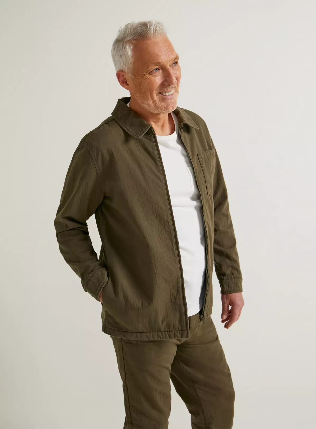 UNION WORKS Khaki Tailored Jacket XXL 5 UNION WORKS Khaki Tailored Jacket XXL - Image 5