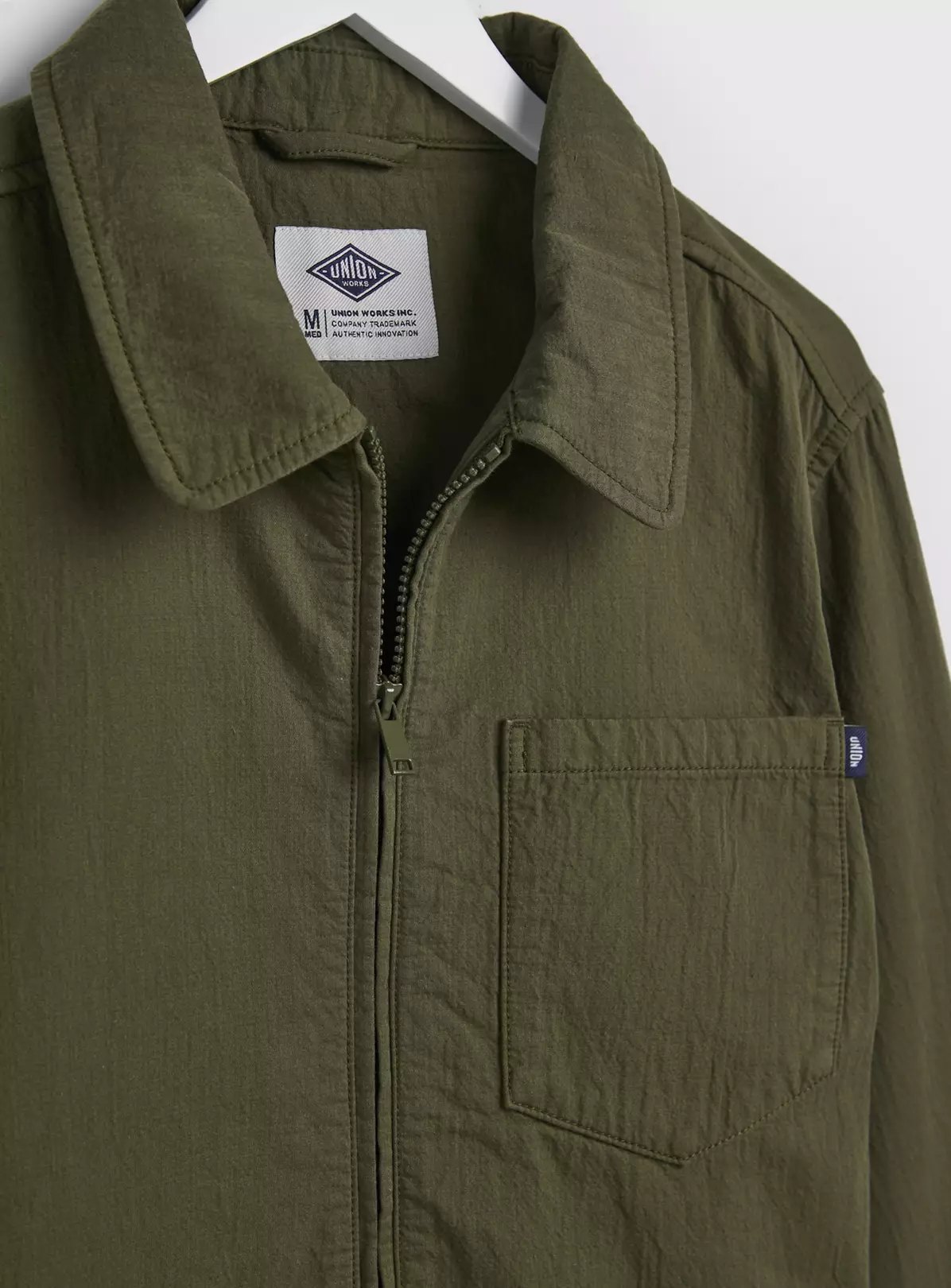 UNION WORKS Khaki Tailored Jacket XXL 4 UNION WORKS Khaki Tailored Jacket XXL - Image 4