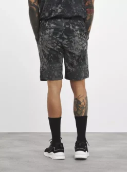 JACAMO Black Active Print Training Short 46/48 -UMBO Clothing Shop tuc143784025 Black R Z002A