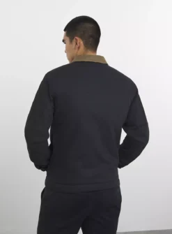 JACAMO Black Zip Up Worker Jacket 4XL -UMBO Clothing Shop tuc143788376 Black R Z002A