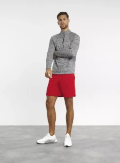 JACAMO Grey Active 1/2 Zip Grid Fleece Track Top 3XL -UMBO Clothing Shop tuc143793212 Grey R Z001A