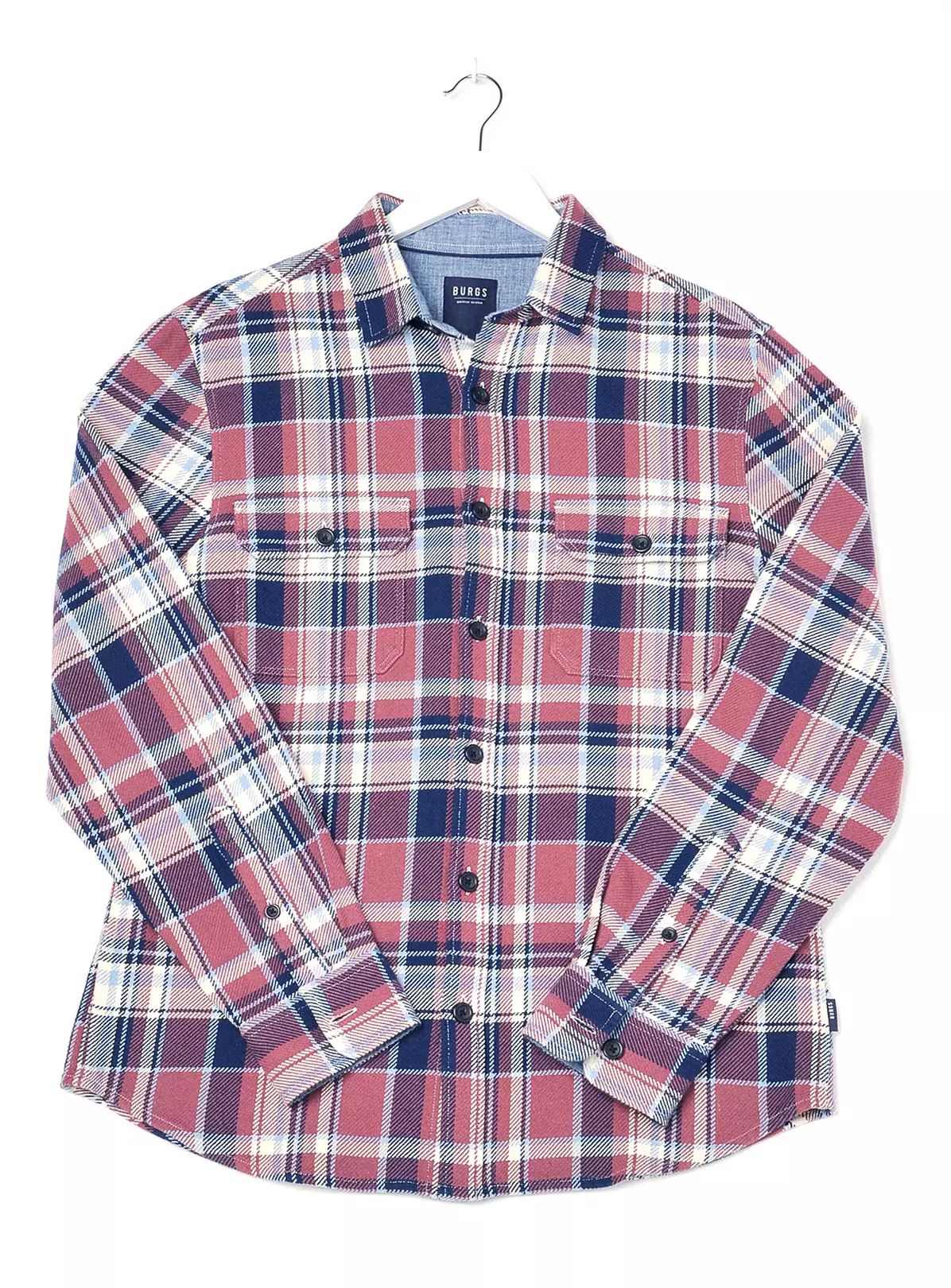 BURGS Grove Check Overshirt XL 5 BURGS Grove Check Overshirt XL - Image 5