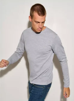 CASUAL FRIDAY Grey Merino Knit M