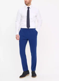 Blue Regular Fit Formal Trousers42R