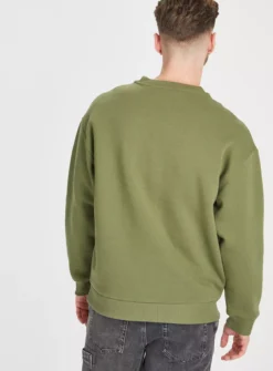 Khaki Japanese Graphic Sweatshirt XXL -UMBO Clothing Shop tuc143995666 Grey R Z005A