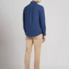 FARAH Drayton Long Sleeve Shirt Blue XXL