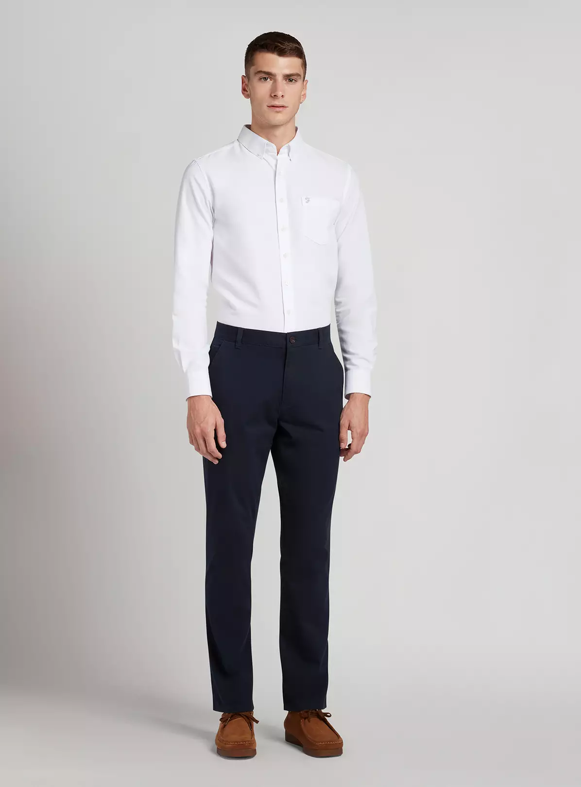 FARAH Lawson Str Twill Chino Navy 36 1 FARAH Lawson Str Twill Chino Navy 36