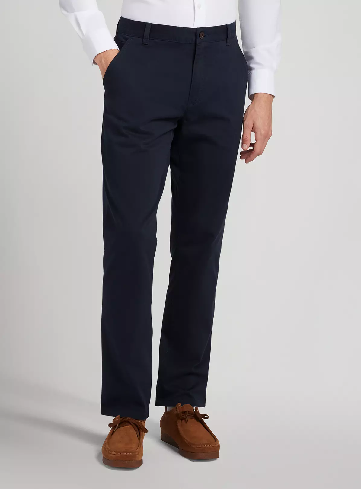 FARAH Lawson Str Twill Chino Navy 36 4 FARAH Lawson Str Twill Chino Navy 36 - Image 4