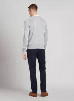 FARAH Stern Crew Long Sleeve Jumper Grey XXL -UMBO Clothing Shop tuc144011518 Grey R Z002A