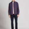 FARAH Baird Check Long Sleeve Shirt L