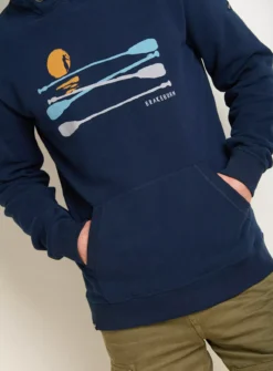 BRAKEBURN Paddleboard Hoodie S 8 BRAKEBURN Paddleboard Hoodie S -UMBO Clothing Shop tuc144060002 Navy R Z003A