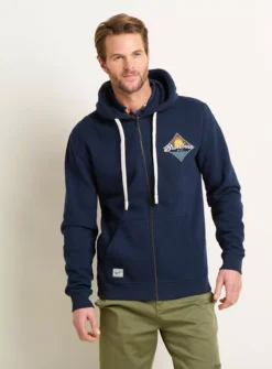 BRAKEBURN Graphic Zip Through XXL -UMBO Clothing Shop tuc144060117 Navy R Z001A