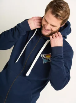 BRAKEBURN Graphic Zip Through XXL -UMBO Clothing Shop tuc144060117 Navy R Z005A
