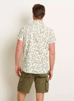 BRAKEBURN Bamboo Leaf Shirt XL -UMBO Clothing Shop tuc144100131 Cream R Z002A