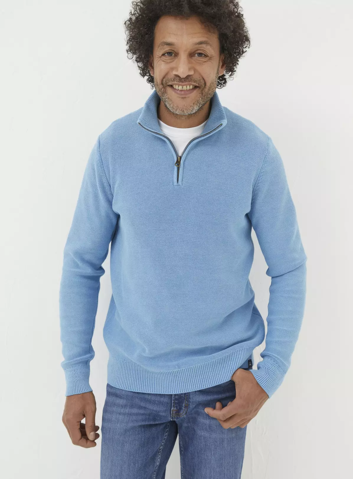 FATFACE Berwick Half Neck Jumper XS 3 FATFACE Berwick Half Neck Jumper XS - Image 3