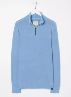 FATFACE Berwick Half Neck Jumper XS 8 FATFACE Berwick Half Neck Jumper XS -UMBO Clothing Shop tuc144133638 Blue R Z005A