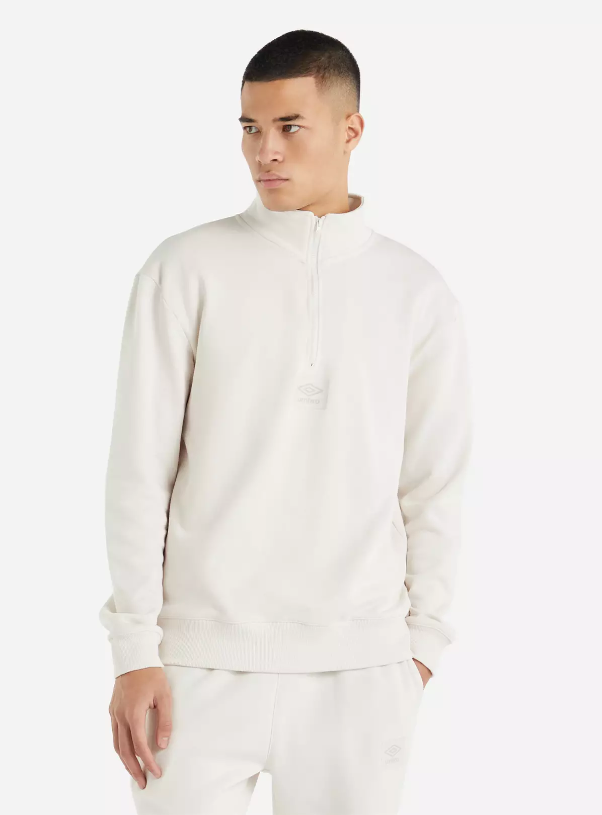 UMBRO Small Logo 1/4 Zip Fleece L 2 UMBRO Small Logo 1/4 Zip Fleece L - Image 2