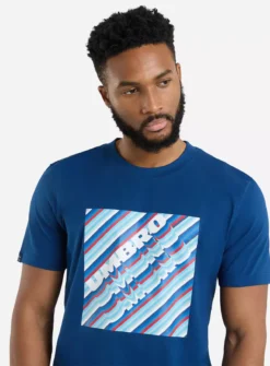 UMBRO Gradient Box Tee L -UMBO Clothing Shop tuc144251474 Blue R Z004A