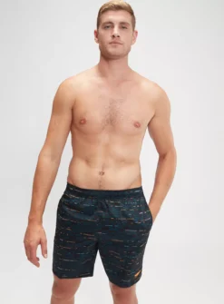 SPEEDO Mens XPRESS LITE Allover18" Watershort XL -UMBO Clothing Shop tuc144266465 Black R Z001A