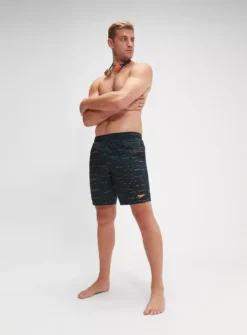 SPEEDO Mens XPRESS LITE Allover18" Watershort XL -UMBO Clothing Shop tuc144266465 Black R Z002A